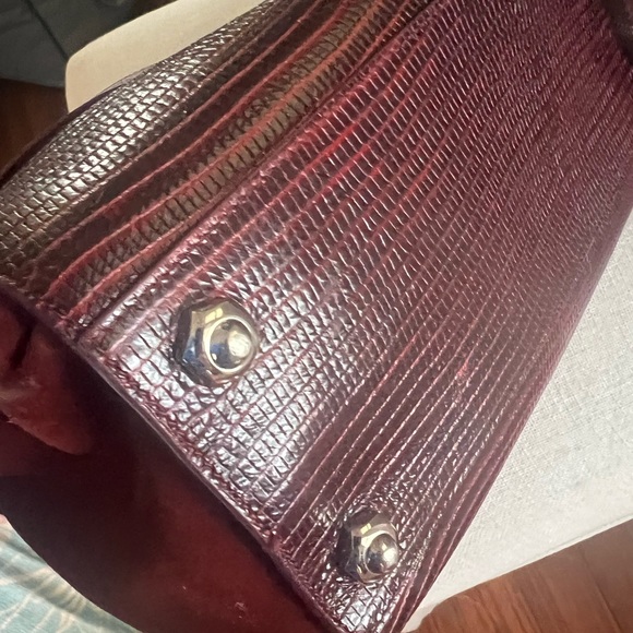 Nina Ricci Red Marche Satchel - Picture 6 of 6